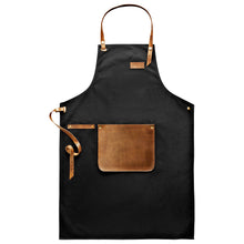 Load image into Gallery viewer, Apron in Canvas and Leather
