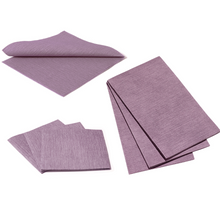 Load image into Gallery viewer, Deluxe Napkins - Aubergine, 25pcs