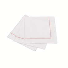 Load image into Gallery viewer, Hemstitch Napkins - Ruby Red, 25pcs