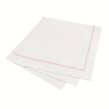 Load image into Gallery viewer, Hemstitch Napkins - Ruby Red, 25pcs