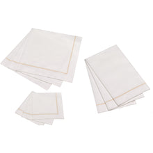 Load image into Gallery viewer, Hemstitch Napkins - Gold