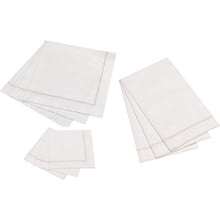 Load image into Gallery viewer, Hemstitch Napkins - Taupe, 25pcs