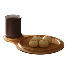 Load image into Gallery viewer, Wallpaper* x JIA - Limited Edition Purple Clay Mug &amp; Bamboo Picnic Plate Set

