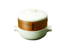 Load image into Gallery viewer, Steamer Set with Cedar Wood &amp; Terracotta Basket
