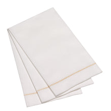 Load image into Gallery viewer, Hemstitch Napkins - Gold