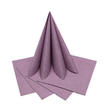 Load image into Gallery viewer, Deluxe Napkins - Aubergine, 25pcs