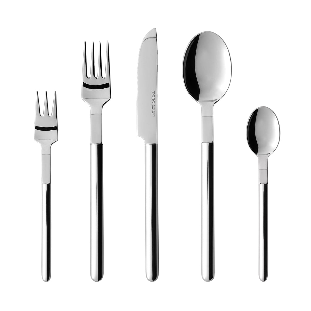 Mono Oval - Stainless Steel Flatware Set in Gift Box, 5pc