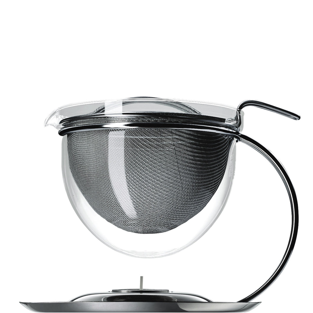Filio Teapot with Integrated Warmer, 50oz