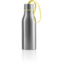 Load image into Gallery viewer, Brushed Steel Insulated Thermal Flask Travel Mug, 0.5L

