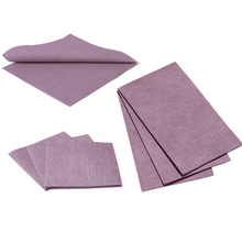 Load image into Gallery viewer, Deluxe Napkins - Aubergine, 25pcs
