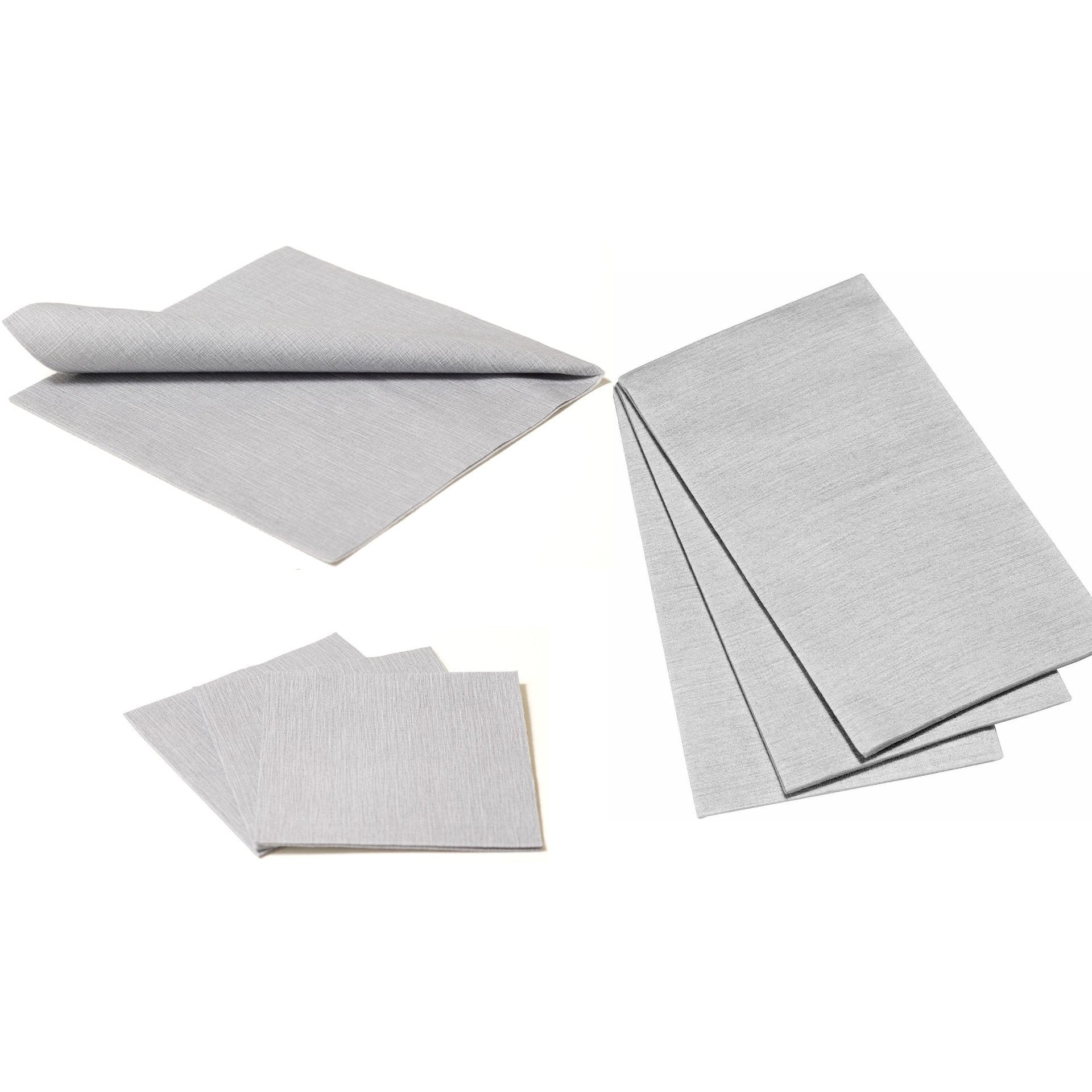 Deluxe Napkins - Silver Grey - Thumbnail 4