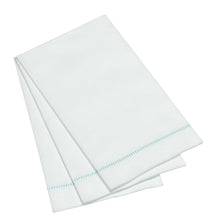 Load image into Gallery viewer, Hemstitch Napkins - Arctic Blue, 25pcs
