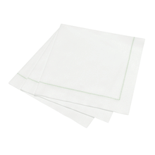Load image into Gallery viewer, Hemstitch Napkins - Misty Green, 25pcs
