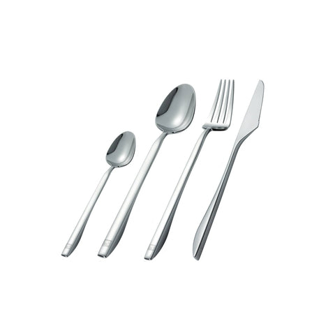 Calligraphy Stainless Steel Flatware Set, 4pc