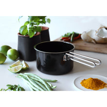 Load image into Gallery viewer, Enamel on Stainless Steel Saucepan
