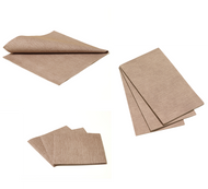 Deluxe Napkins - Mocha Brown, 25pcs