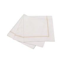 Load image into Gallery viewer, Hemstitch Napkins - Gold
