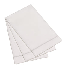 Load image into Gallery viewer, Hemstitch Napkins - Silver Grey
