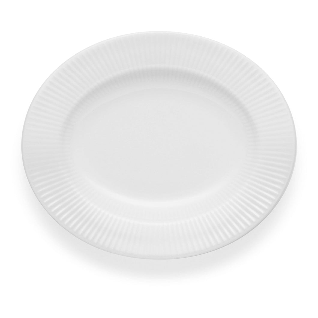 Eva Trio Legio Porcelain Oval Plate - White